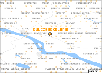 map of Gulczewo Kolonia