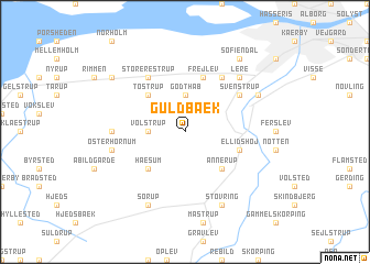 map of Guldbæk