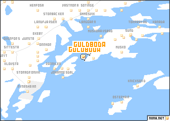 map of Guldboda