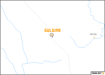 map of Guldima