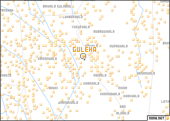 map of Guleha