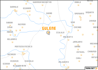 map of Gulene