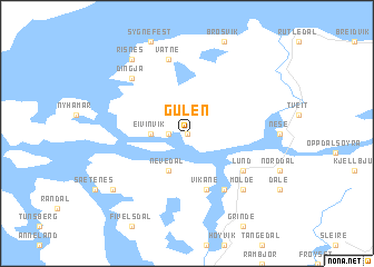 map of Gulen