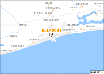 map of Gulfport