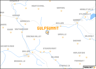 map of Gulf Summit