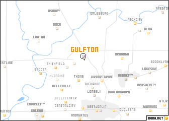 map of Gulfton