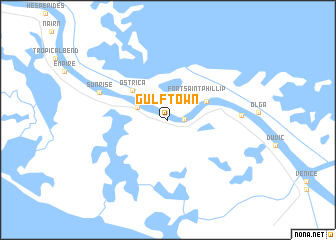 map of Gulftown