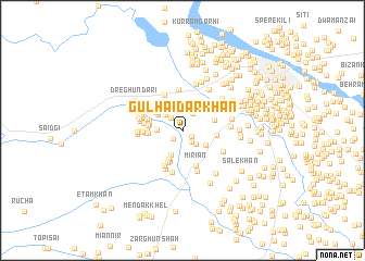 map of Gul Haīdar Khān
