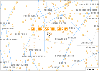 map of Gul Hassan Mughairi