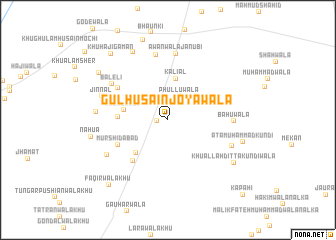 map of Gul Husain Joyāwāla