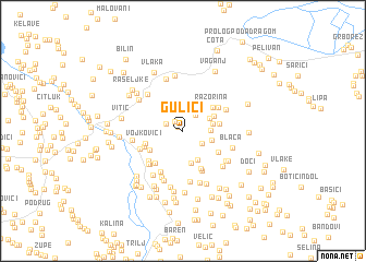 map of Gulići