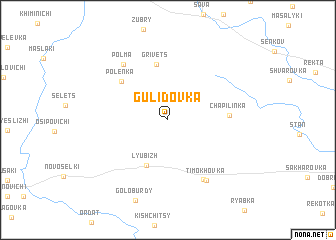 map of Gulidovka