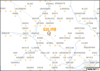 map of Gulina