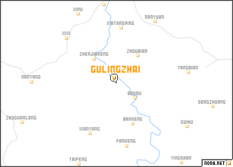 map of Gulingzhai