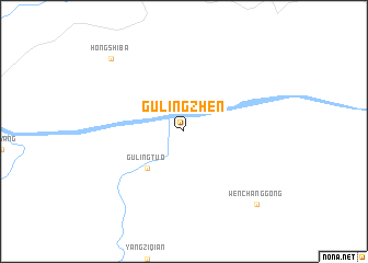 map of Gulingzhen