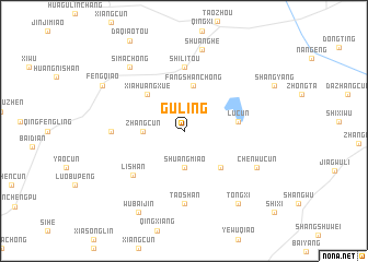 map of Guling