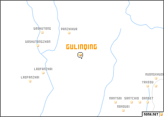 map of Gulinqing