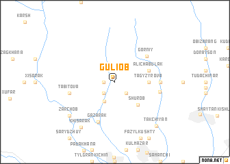 map of Guli-Ob