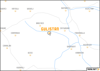 map of Gülistan