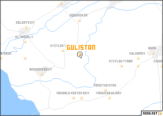 map of Gulistan