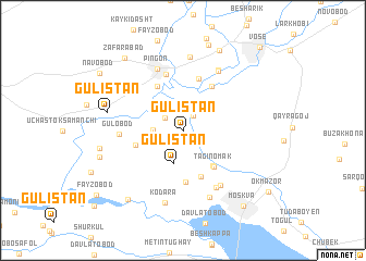 map of Gulistan