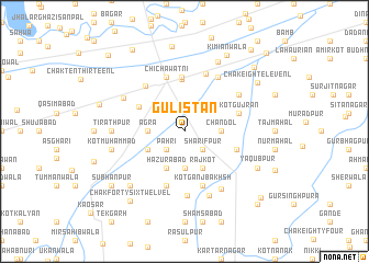map of Gulistān