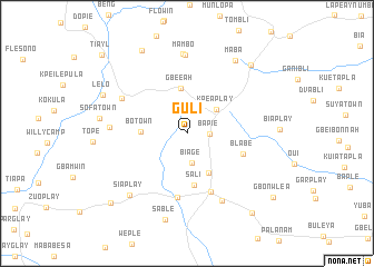 map of Guli