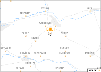 map of Guli
