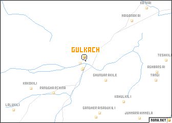 map of Gul Kach