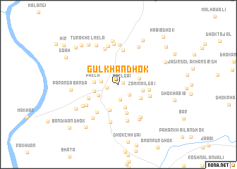 map of Gul Khan Dhok