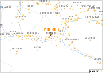 map of Gul Kili