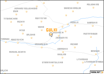 map of Gulʼki