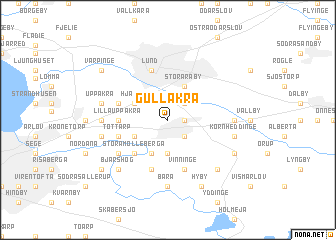 map of Gullåkra