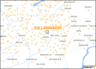 map of Gulla Mahārān