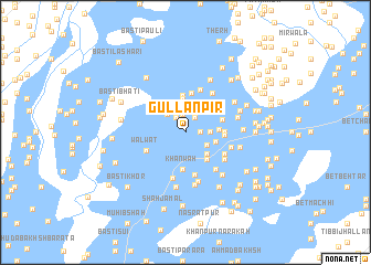 map of Gullan Pīr