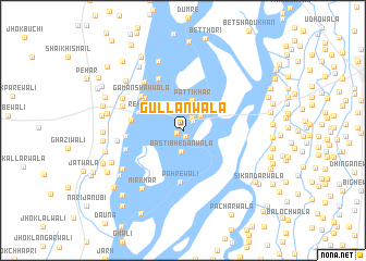 map of Gullanwāla