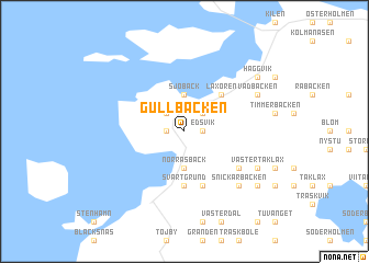 map of Gullbacken