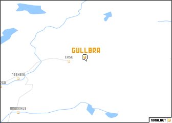 map of Gullbrå