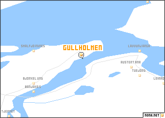 map of Gullholmen