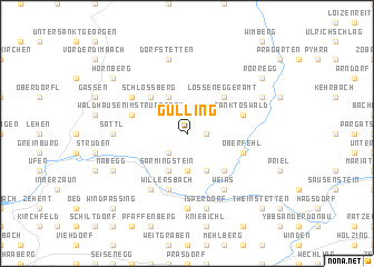 map of Gulling