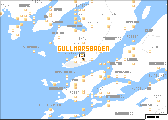 map of Gullmarsbaden