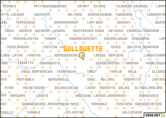 map of Gullouette