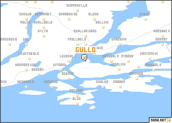 map of Gullö