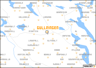 map of Gullringen