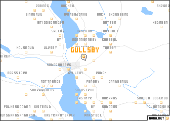 map of Gullsby