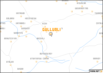 map of Güllüali