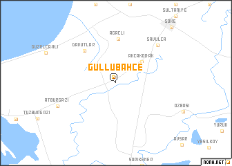 map of Güllübahçe