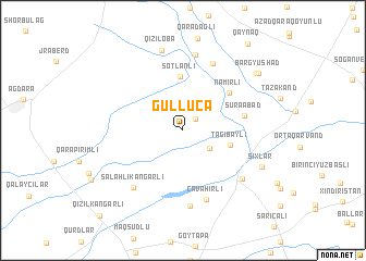 map of Güllücǝ