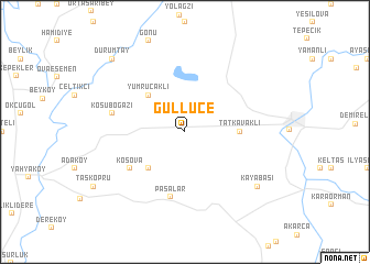 map of Güllüce