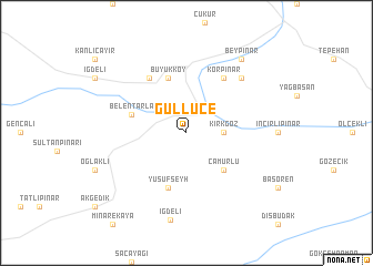 map of Güllüce